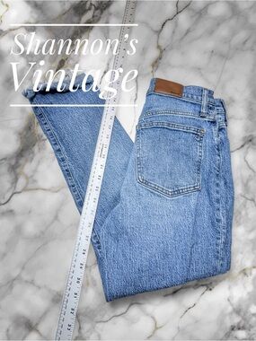 Madewell Fair Trade sz 28 the Perfect Vintage Crop Jeans A2